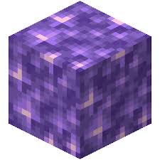 Bloco de ametista do Minecraft