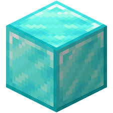 Bloco de diamante do Minecraft